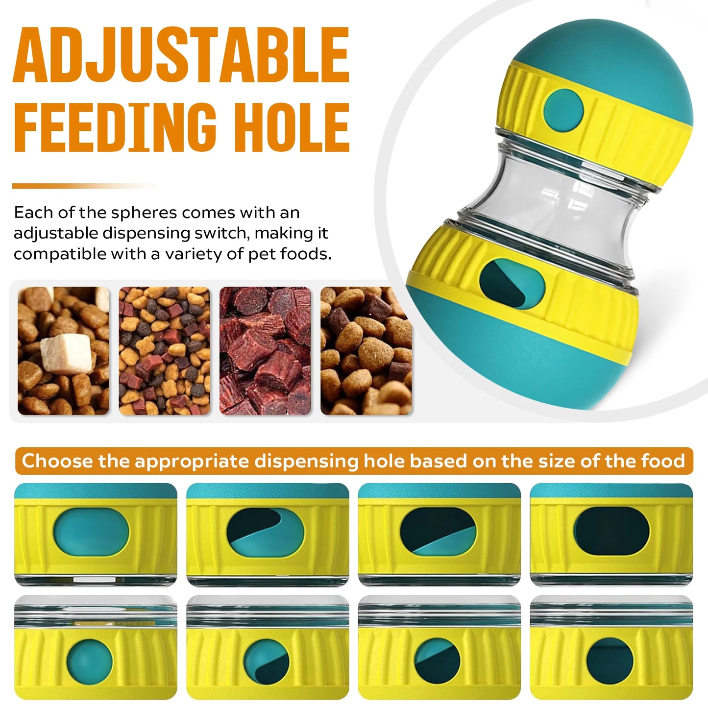 Interactive Dog Toy for Small Medium Large Dogs Cats Treat Dispenser Leaking Food Slow Feeder Pets Ball Toys Labrador Supplies