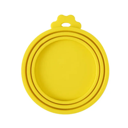Silicone Canned Lid Sealed Feeders Food Can Lid For Puppy Dog Cat Storage Top Cap Reusable Cover Lid Health Pet Daily Supplies