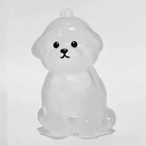 Pet Hair Memorial Resin Storage Capsule Creative Cat/Dog Hair Pendant Unique Keychain Novel Trendy Souvenir Car Decorate Gift