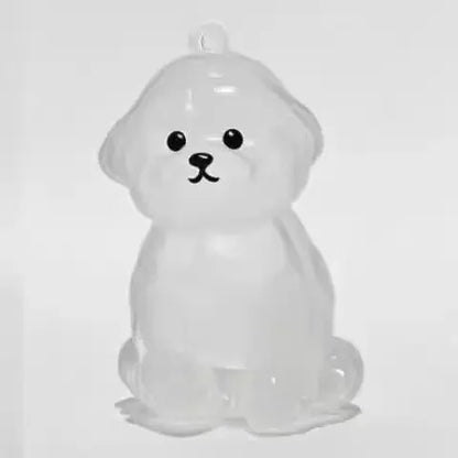 Pet Hair Memorial Resin Storage Capsule Creative Cat/Dog Hair Pendant Unique Keychain Novel Trendy Souvenir Car Decorate Gift