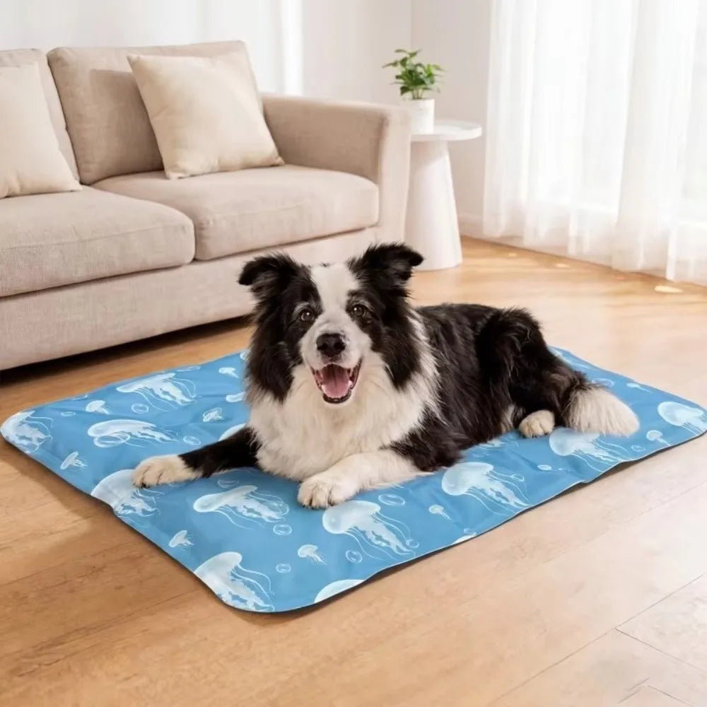 Comfortable Soft Pet Cooling Mat Breathable Waterproof Air Conditioning Gel Mat Non-Slip Pet Mat