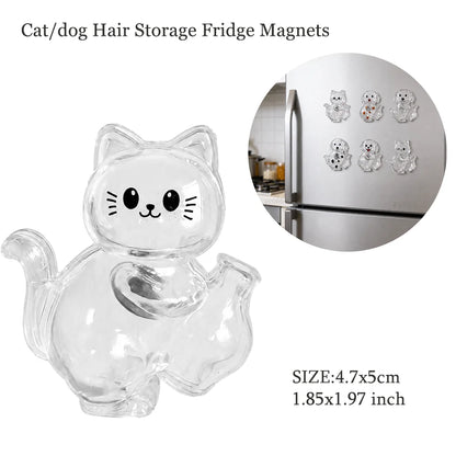 Pet Hair Memorial Resin Storage Capsule Creative Cat/Dog Hair Pendant Unique Keychain Novel Trendy Souvenir Car Decorate Gift