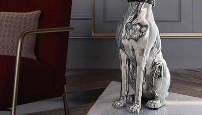 Dog Sculptures Statue Large Luxury Creative Figurines Modern Nordic Figurine Living Room Sculpture Sofa Beside Home Decoration