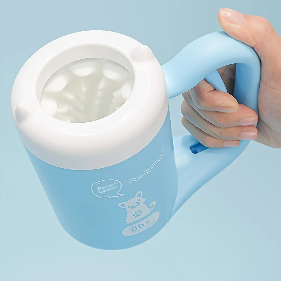 360° Dog Paw Cleaner Cup Portable Pet Paw Washer Soft Silicone Bristles Gentle Paw Cleaning Tool Muddy Paw Cleaner Home Outdoor