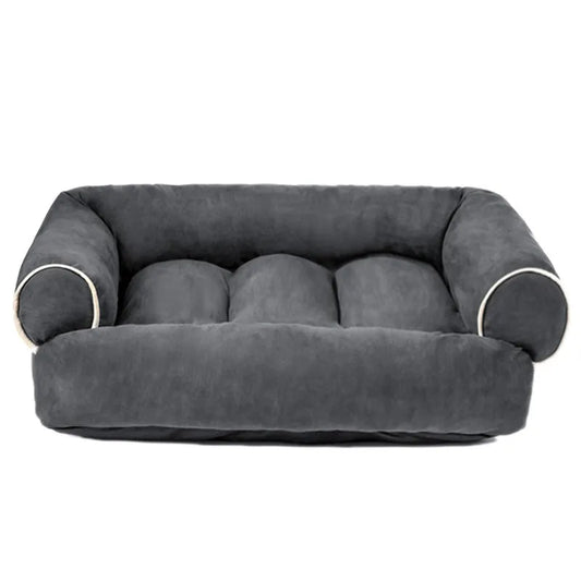 For deerskin velvet pet dog sofa, autumn and winter deep sleep kennel
