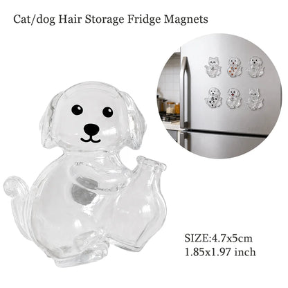 Pet Hair Memorial Resin Storage Capsule Creative Cat/Dog Hair Pendant Unique Keychain Novel Trendy Souvenir Car Decorate Gift