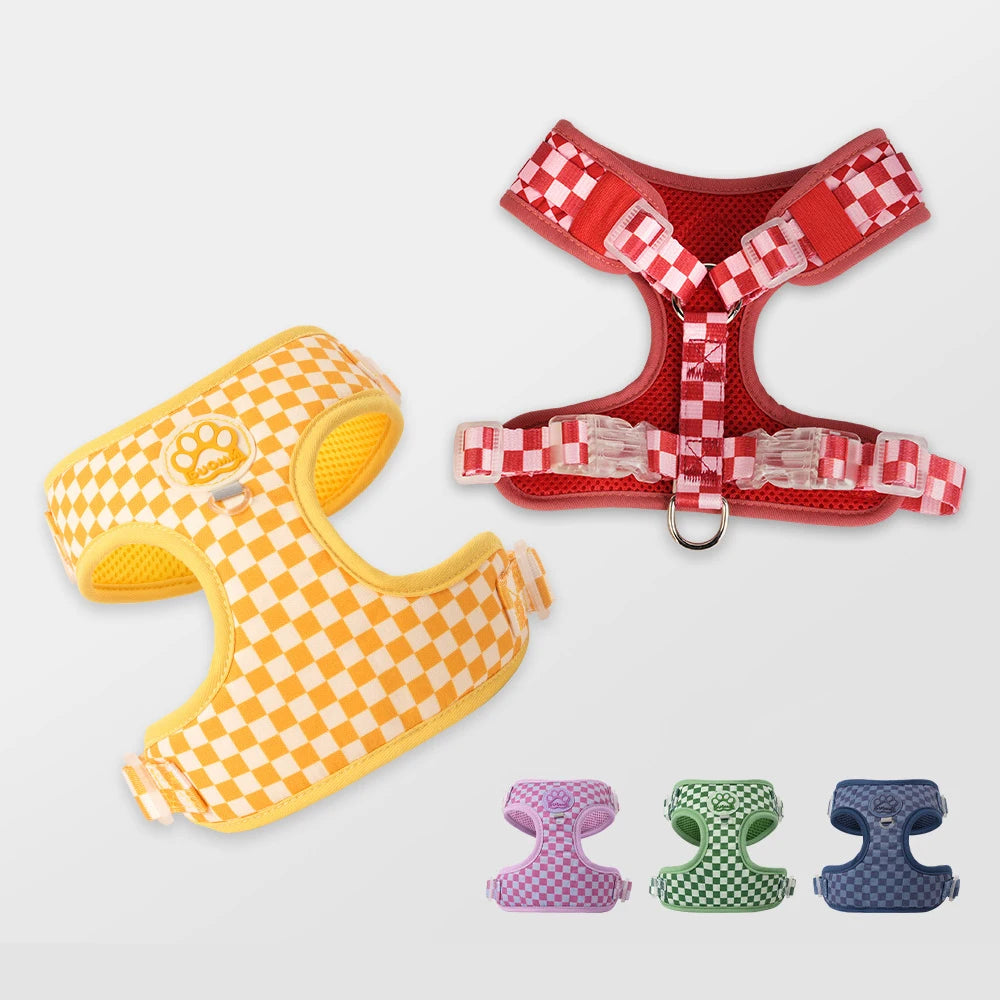 Soft Pet Harness, Skin-Friendly, Breathable Mesh, Plush Padded Vest, Comfortable Pet Gear, Ultra Soft Fabric