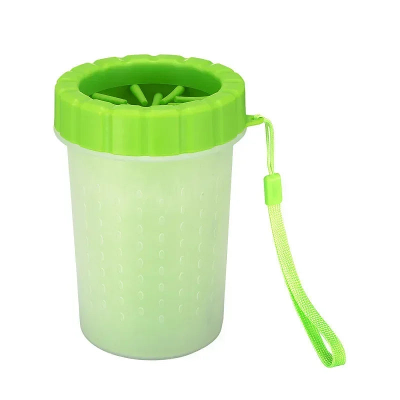 Dog Paw Cleaner Cat Puppy Foot Wash Cup Pet Paw Washer No Rub Automatic Foot Cleaner Portable Effective Pet Foot Washing Cup