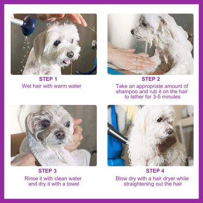Puppy Kitten Shampoo PH Balanced Moisturizing Coat Anti Mite Flea Killer Relieve Dry Itchy Skin Fragrance Pet Grooming Body Wash