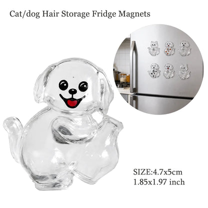 Pet Hair Memorial Resin Storage Capsule Creative Cat/Dog Hair Pendant Unique Keychain Novel Trendy Souvenir Car Decorate Gift