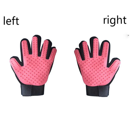Pet Hair Glove Comb Pet Dog Cat Grooming Cleaning Glove Deshedding Hair remover Massage Brush Animal Supplies Cat Accessoies