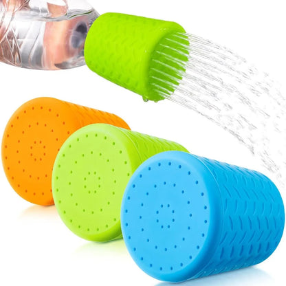 Pet Bathing Tool Soft Silicone Shower Head with Quick Cleaning Feature for Pets