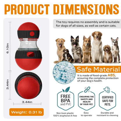 Interactive Dog Toy for Small Medium Large Dogs Cats Treat Dispenser Leaking Food Slow Feeder Pets Ball Toys Labrador Supplies
