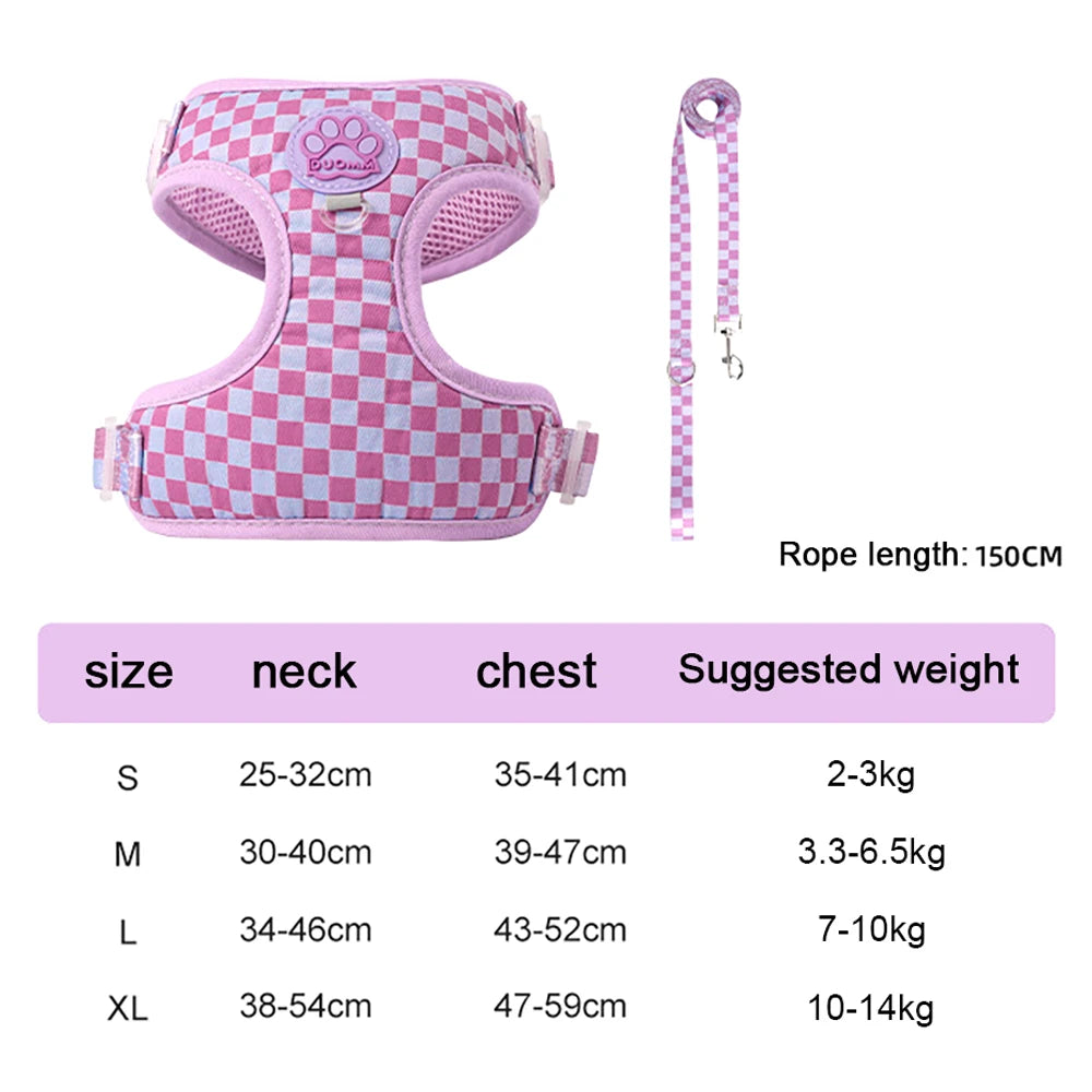 Soft Pet Harness, Skin-Friendly, Breathable Mesh, Plush Padded Vest, Comfortable Pet Gear, Ultra Soft Fabric