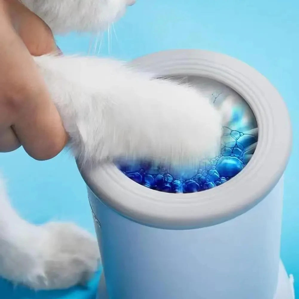 Portable Dog Paw Washer Automatic Cleaner Electric Massager USB Rechargeable For Small to Medium Dogs Cats