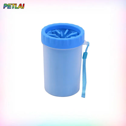 Dog Paw Cleaner Foot Rotate Deep Wash Cup Housebreak Cat Paw Cleaning Cup Cleaning Dirty Mud Automatic Pet Foot Paw Washing Cup