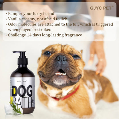 Dog Shampoo Gentle Deep Cleansing Nourishing Moisturizing Enhances Shine Softness Non Irritating Sensitive Skin All Breeds