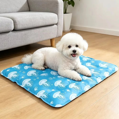 Comfortable Soft Pet Cooling Mat Breathable Waterproof Air Conditioning Gel Mat Non-Slip Pet Mat